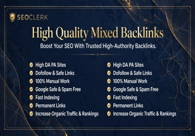 I will build 500 to 1500 mixed SEO backlinks with 7 link types