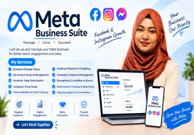 Page Creation,  Setup,  Design & Optimization tag meta Business setup