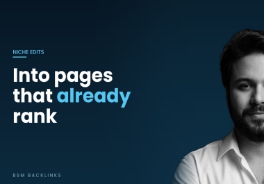 Niche Edit - Your Link Inserted Into A Page That Already Ranks