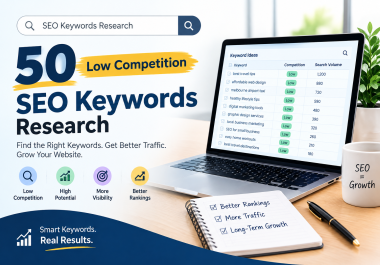 Find 50 Low Competition SEO Keywords For Any Niche