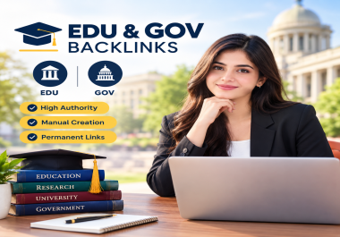 I will create 22 manual EDU GOV backlinks for SEO