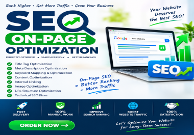 This service provides on-page and technical SEO for WordPress and Shopify websites.
