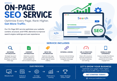 I will do 20 on page seo for website to boost ranking.