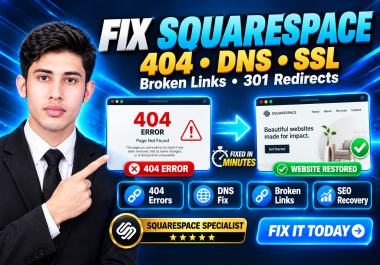 I will audit 404 errors,  fix broken links,  and resolve redirect chains