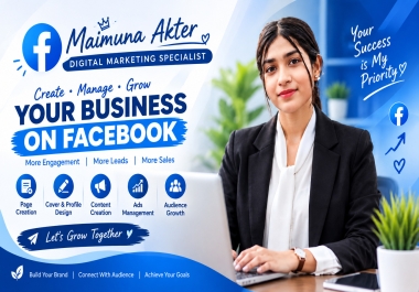 Facebook Business Page Development,  Design & Optimization