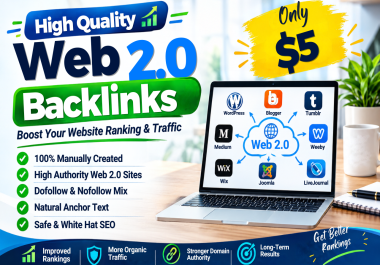 100 High Quality Web 2.0 Backlinks