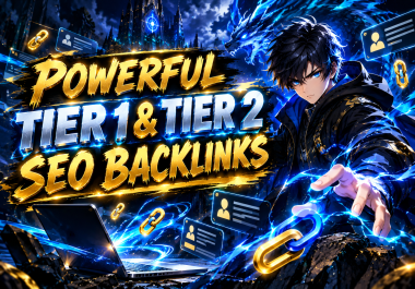 I Will Create Powerful Tier 1 and Tier 2 SEO Backlinks for Your Website
