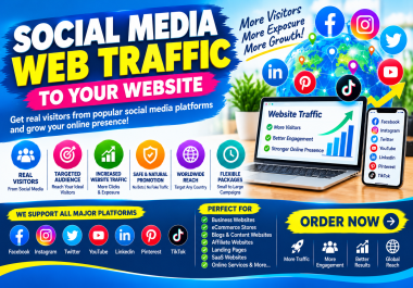 I Will Drive Targeted Social Media Visitors to Your Website