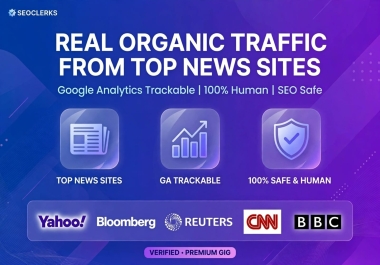 I Will Drive 30000+ Real Organic Traffic From Top News Authority Sites