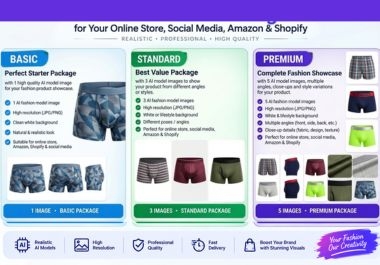 I will create ai fashion models and apply fabric mockup