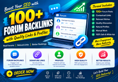 100+ High-Quality Forum Backlinks to Boost Your SEO & Website Authority