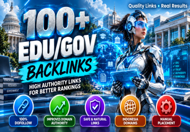 100+ EDU GOV Backlinks High Authority. EDU &amp. GOV Links Manual SEO Link Building