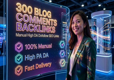 I Will Build 300 High DA PA Manual Blog Comment Backlinks for SEO