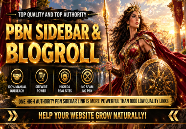 Premium PBN Sidebar & Post Backlinks 150+ High DA DR Dofollow Links for SEO Rankings