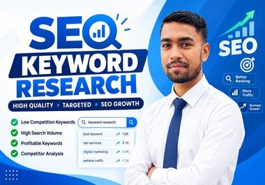 I will find profitable SEO keywords and analyze your competitors