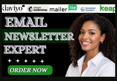 i will design editable newsletter and landing page for your business