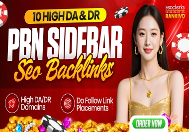 10 High DA DR PBN Sidebar Backlinks for Website Ranking & SEO