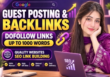 I Will Publish High DA Premium Guest Posts for SEO Backlinks