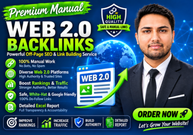 You will get Customized Web 2.0 Link Building Tailored to Your Website and SEO Goals