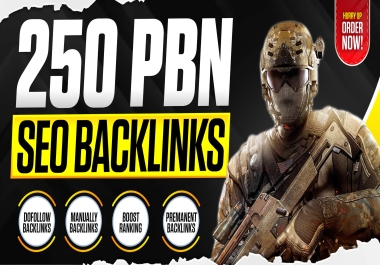 250 High Quality PBN Backlinks for SEO Dofollow & Permanent