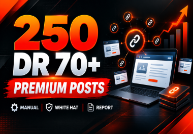 Get 250 DR 70+ PBN Posts for Your Website SEO Link building