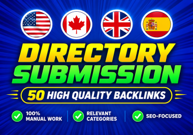 I Will Build 50 High Quality Directory submission for SEO