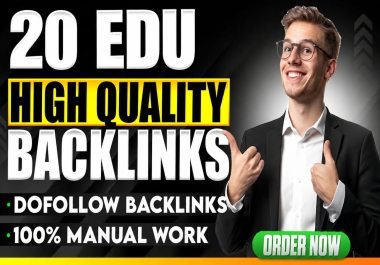 20 Premium EDU Backlinks From High Authority Sites