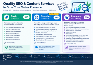 I will provide professional SEO,  guest posting,  link building and content writing