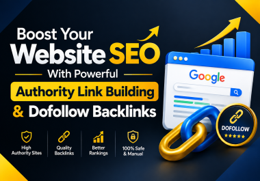 Powerful Authority Link Building & Dofollow Backlinks for Off-Page SEO
