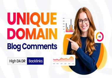 1000 Unique Domain Blog Comments High DA DR Manual Backlinks