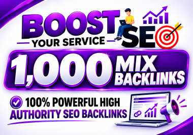 1000 Mix SEO Backlinks Tier 1 + Tier 2 Profiles,  Web 2.0,  Edu,  Articles & Social Bookmarks