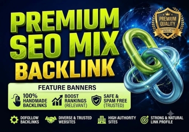 I Will Create 500 Premium SEO Mix Dofollow Backlinks For Fast Google Ranking