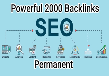 Boost Your Google Rankings with 2000 Permanent SEO Backlinks