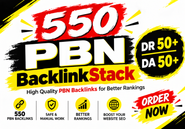 550 PBN Backlinks DR 50+ DA 50+ BacklinkStack SEO Service