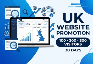 I will promote your website to a UK audience