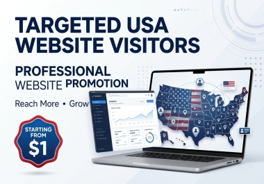 I will promote your website and send targeted visitors