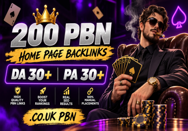 I Will Build 200 Premium. CO. UK PBN Backlinks with DA 30+ PA 30+ for Powerful Off-Page SEO