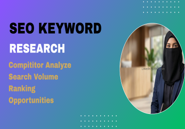 I will provide profitable SEO keywords and competitor research for ranking