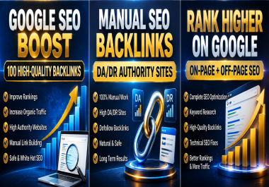 I Will Build 100 High Quality SEO Backlinks to Improve Your Google Rankings