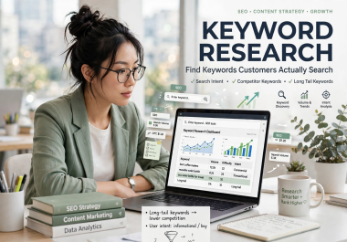 I will find profitable keywords your customers actually search for your website