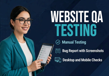 I will manually test your website and deliver a clear bug report