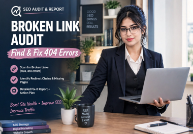 I will audit broken links and 404 errors and send a clear fix report