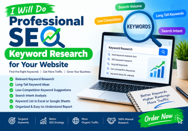 I Will Find the Best SEO Keywords for Your Website to Improve Search Visibility