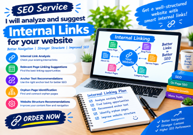 I will analyze and suggest internal links for your website