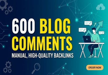 I will build 600 high quality SEO blog comment backlinks to boost your rankings