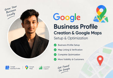 I will create and optimize your Google Business Profile to rank on Google Maps