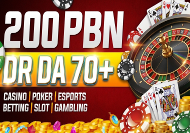 Get Powerful 200 Permanent PBN Blogpost Backlinks DR DA 70 Plus Dofollow With Index link building