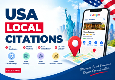 Top 50 manual USA local citations for local SEO