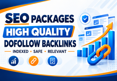 SEO Packages High Quality Dofollow index backlink