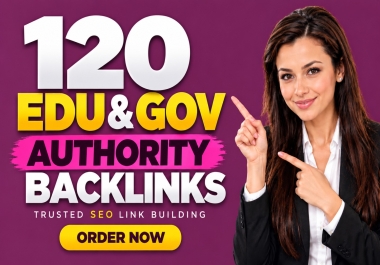 120 Quality EDU GOV Backlinks With Manual Link Building